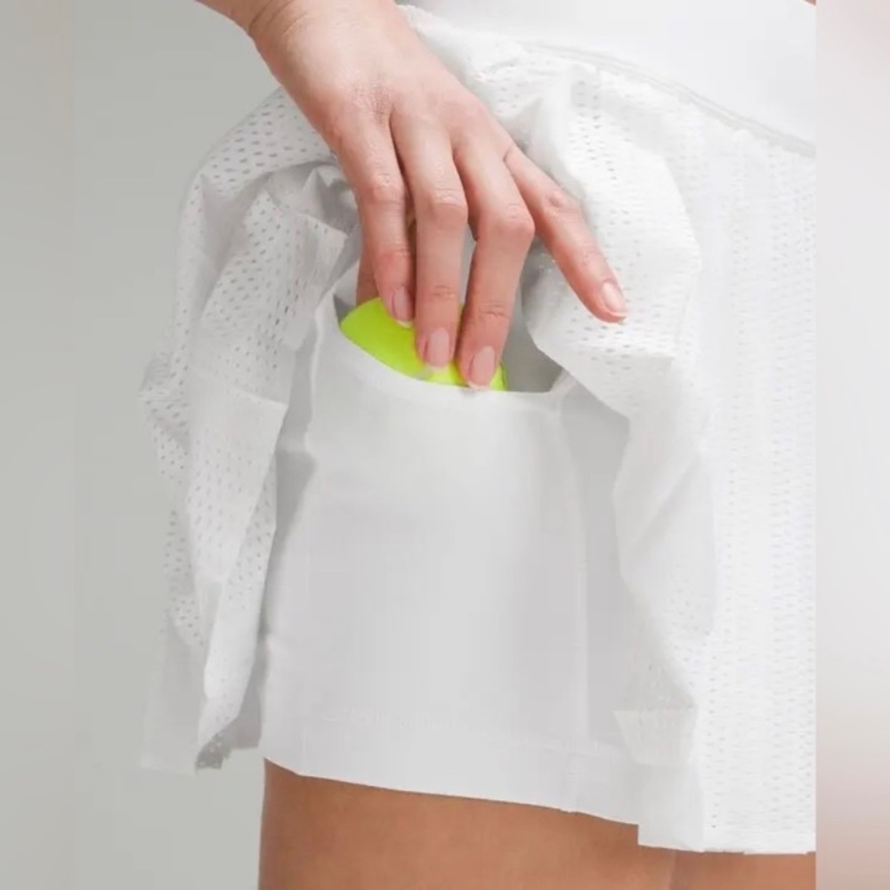 Lululemon Pleated Open Knit Tennis Skort Tennis Prep Pickleball - Picture 5 of 15